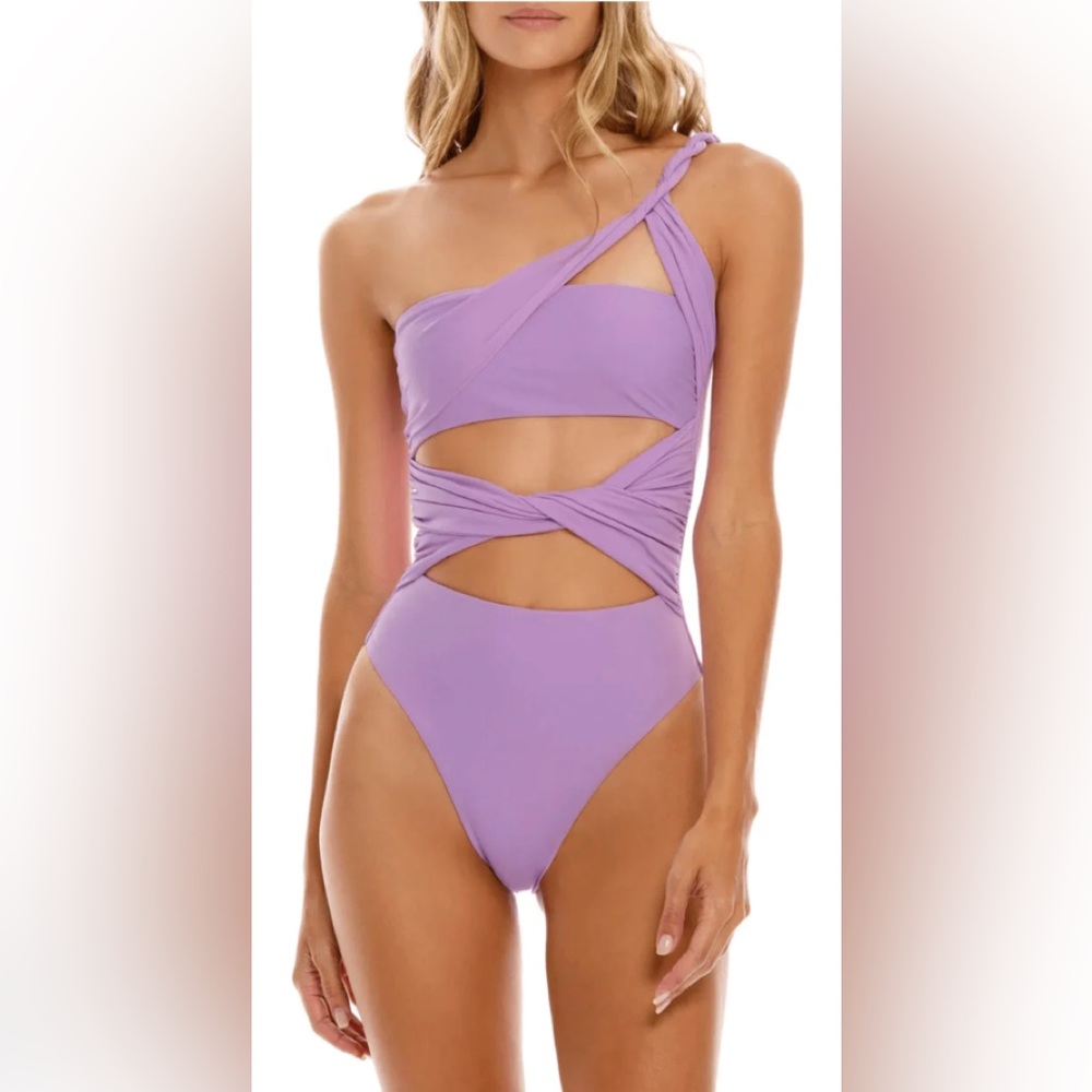 AGUA BENDITA GEMMA TWIST ONE PIECE SWIMSUIT